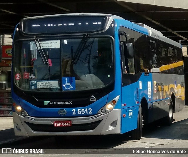 Transcooper > Norte Buss 2 6512 na cidade de São Paulo, São Paulo, Brasil, por Felipe Goncalves do Vale. Número da foto: #6159554.