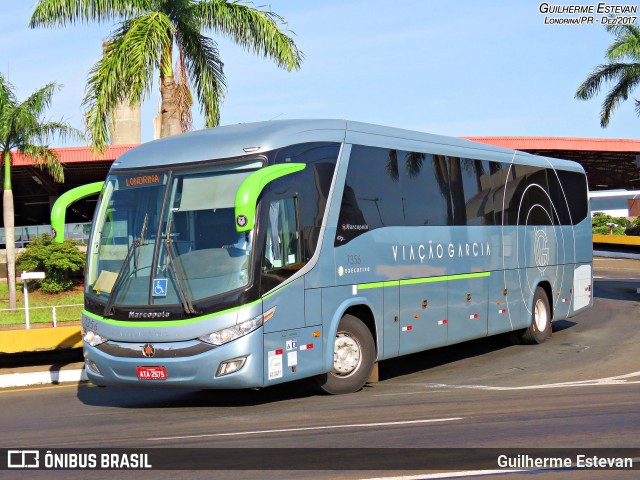 Viação Garcia 7356 na cidade de Londrina, Paraná, Brasil, por Guilherme Estevan. Número da foto: #6160826.