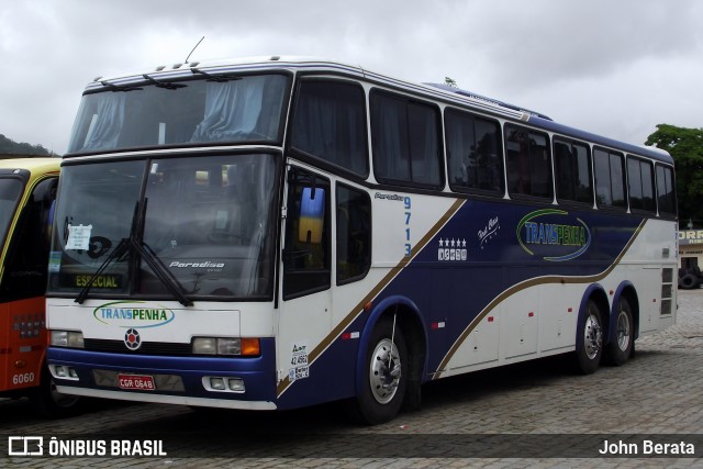 Coletivo Transpenha 9713 na cidade de Balneário Camboriú, Santa Catarina, Brasil, por John Berata. Número da foto: #6159594.