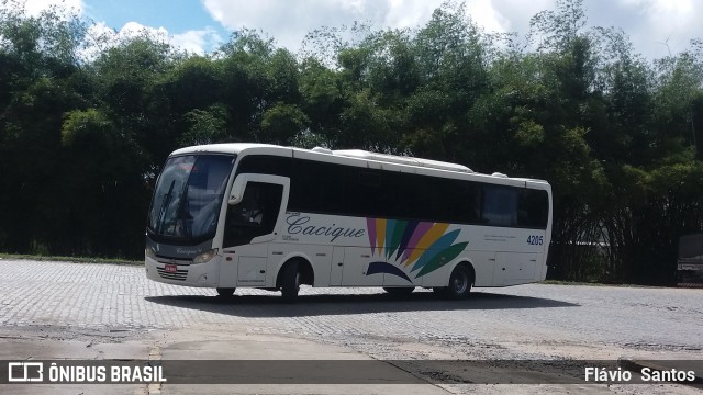 Cacique Transportes 4205 na cidade de Cruz das Almas, Bahia, Brasil, por Flávio  Santos. Número da foto: #6160979.