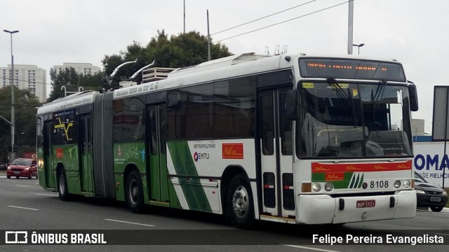 Metra - Sistema Metropolitano de Transporte 8108 na cidade de São Bernardo do Campo, São Paulo, Brasil, por Felipe Pereira Evangelista. Número da foto: #6160998.