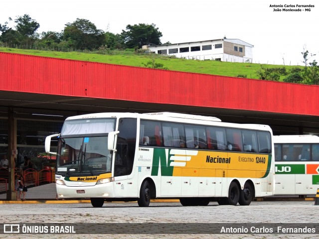 Viação Nacional 12440 na cidade de João Monlevade, Minas Gerais, Brasil, por Antonio Carlos Fernandes. ID da foto: 6159736.