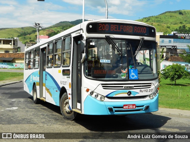 Auto Viação Vera Cruz - Belford Roxo RJ 112.217 na cidade de Nova Iguaçu, Rio de Janeiro, Brasil, por André Luiz Gomes de Souza. Número da foto: #6160330.