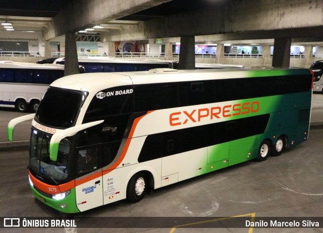 Expresso Transporte e Turismo Ltda. 3075 na cidade de Curitiba, Paraná, Brasil, por Danilo Marcelo Silva. Número da foto: #6161643.