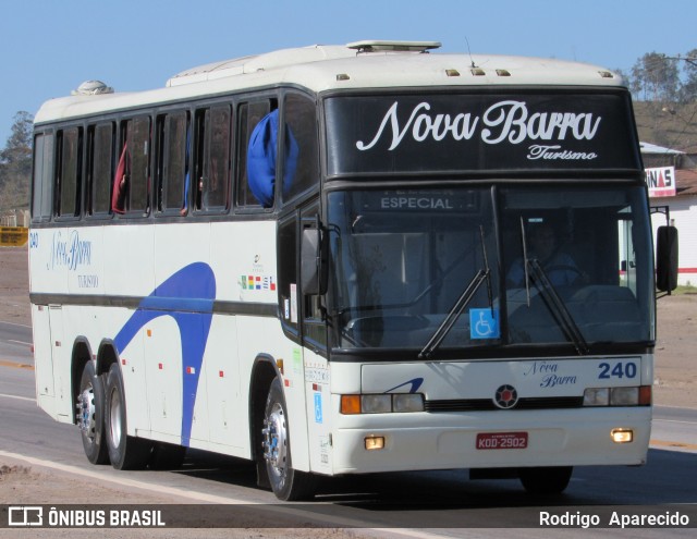 Nova Barra Turismo > Expresso Nova Barra Turística 240 na cidade de Conselheiro Lafaiete, Minas Gerais, Brasil, por Rodrigo  Aparecido. Número da foto: #6162331.