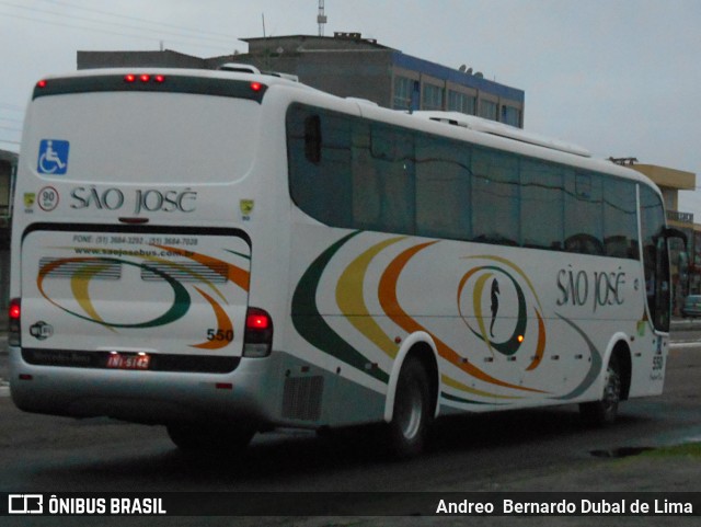 Expresso São José 550 na cidade de Tramandaí, Rio Grande do Sul, Brasil, por Andreo Bernardo. Número da foto: #6162479.