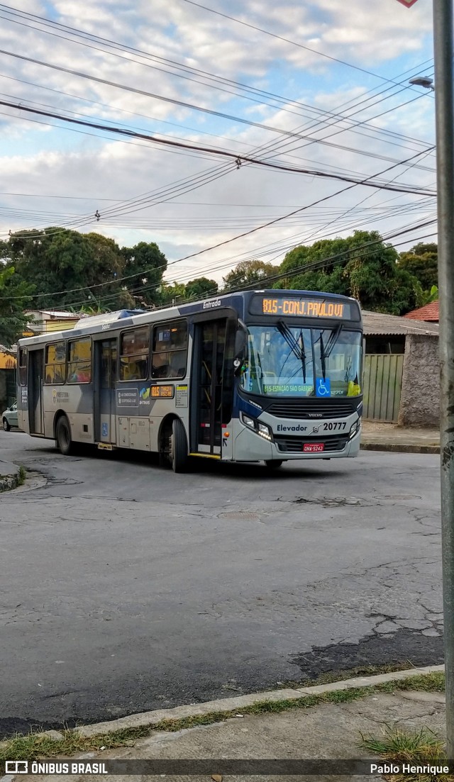 Viação Torres 20777 na cidade de Belo Horizonte, Minas Gerais, Brasil, por Pablo Henrique. ID da foto: 6163163.