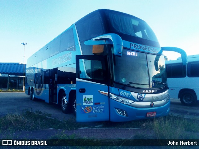Auto Viação Progresso 6087 na cidade de Natal, Rio Grande do Norte, Brasil, por John Herbert. Número da foto: #6163465.
