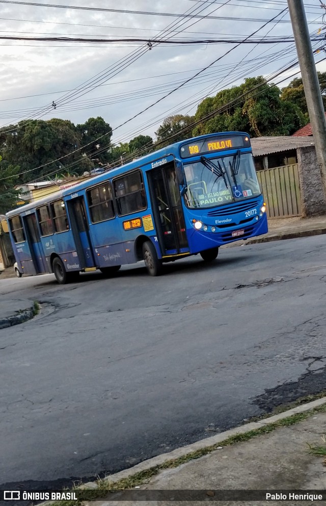SM Transportes 20172 na cidade de Belo Horizonte, Minas Gerais, Brasil, por Pablo Henrique. Número da foto: #6163172.