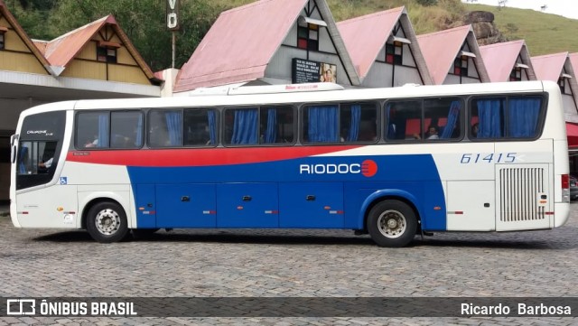 Viação Riodoce 61415 na cidade de Três Rios, Rio de Janeiro, Brasil, por Ricardo  Barbosa. Número da foto: #6163151.