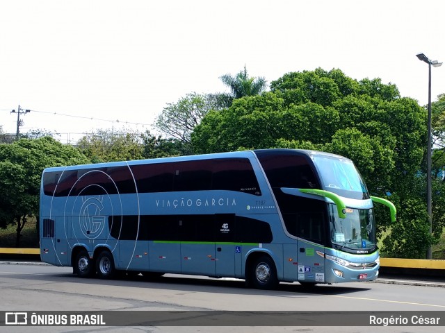 Viação Garcia 7187 na cidade de Londrina, Paraná, Brasil, por Rogério César. ID da foto: 6164304.