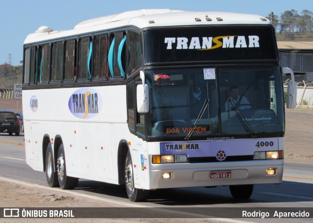 Transmar Turismo 4000 na cidade de Conselheiro Lafaiete, Minas Gerais, Brasil, por Rodrigo  Aparecido. Número da foto: #6163806.