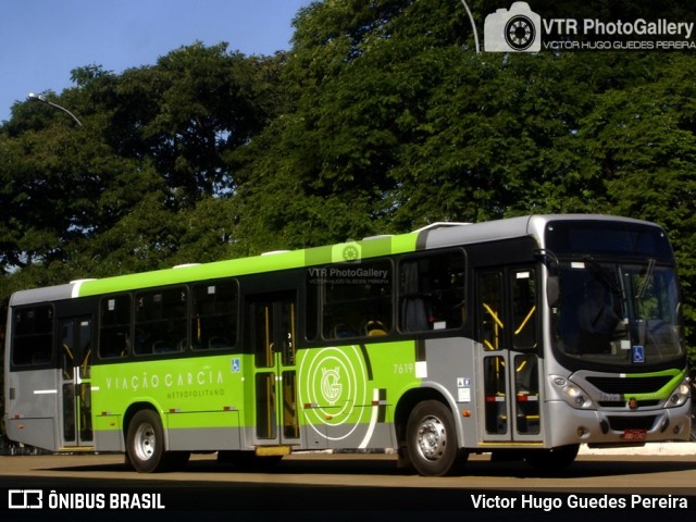 Viação Garcia 7619 na cidade de Maringá, Paraná, Brasil, por Victor Hugo Guedes Pereira. ID da foto: 6166431.