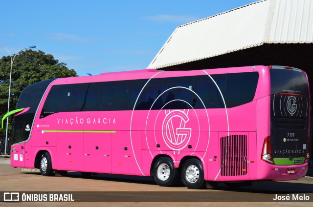Viação Garcia 7199 na cidade de Maringá, Paraná, Brasil, por José Melo. Número da foto: #6166038.