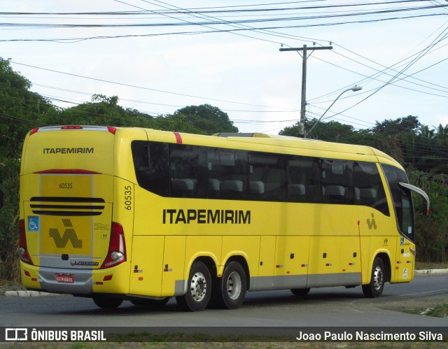 Viação Itapemirim 60535 na cidade de Recife, Pernambuco, Brasil, por Joao Paulo Nascimento Silva. Número da foto: #6165992.