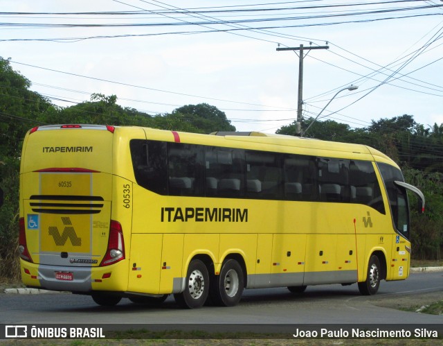 Viação Itapemirim 60535 na cidade de Recife, Pernambuco, Brasil, por Joao Paulo Nascimento Silva. ID da foto: 6165992.