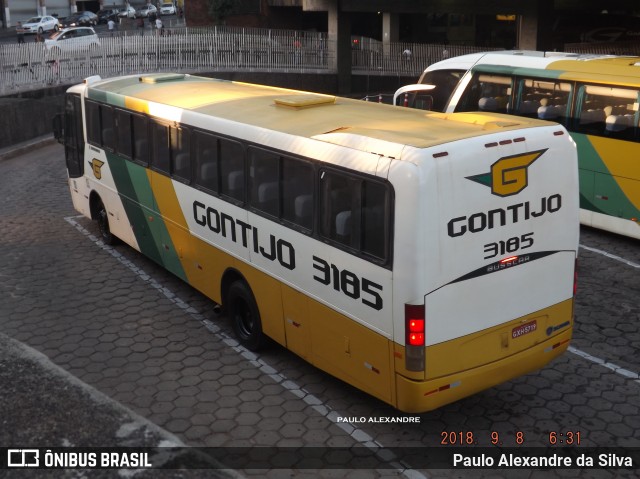 Empresa Gontijo de Transportes 3185 na cidade de Belo Horizonte, Minas Gerais, Brasil, por Paulo Alexandre da Silva. ID da foto: 6166898.