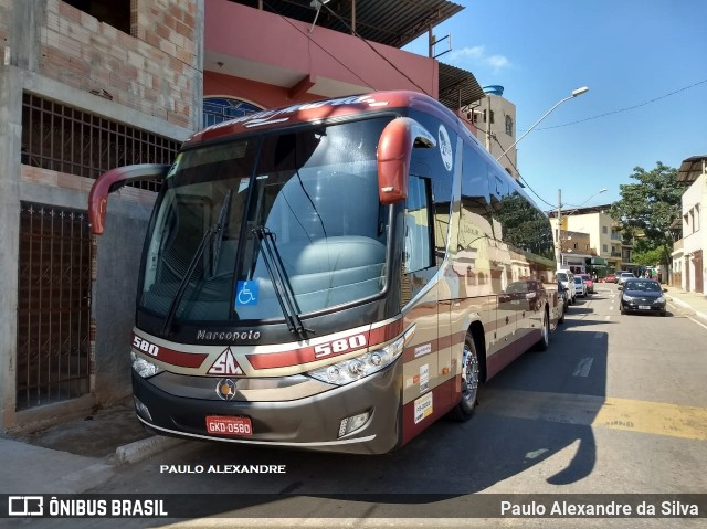 Santa Maria Fretamento e Turismo > Transportes Santa Maria(SP) 580 na cidade de Congonhas, Minas Gerais, Brasil, por Paulo Alexandre da Silva. Número da foto: #6166940.