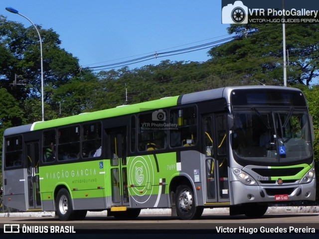 Viação Garcia 7699 na cidade de Maringá, Paraná, Brasil, por Victor Hugo Guedes Pereira. Número da foto: #6166449.