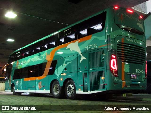 Viação Sampaio 11728 na cidade de Belo Horizonte, Minas Gerais, Brasil, por Adão Raimundo Marcelino. Número da foto: #6166858.