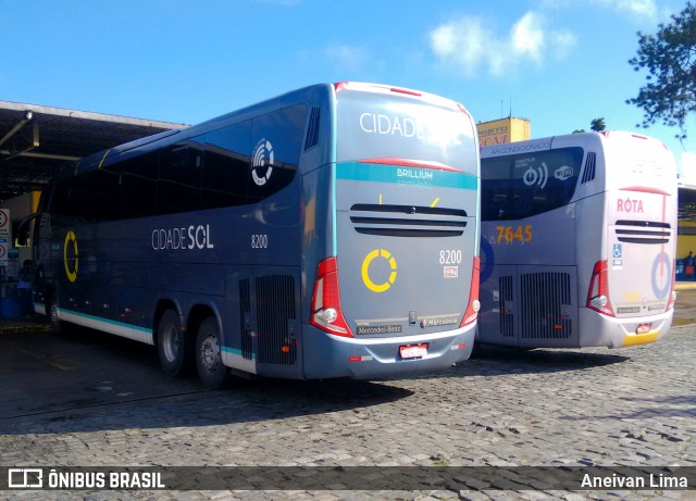 Viação Cidade Sol 8200 na cidade de Itabuna, Bahia, Brasil, por Aneivan Lima. Número da foto: #6167759.