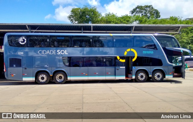 Viação Cidade Sol 8390 na cidade de Itabuna, Bahia, Brasil, por Aneivan Lima. Número da foto: #6167766.