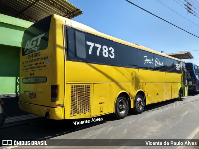 AGT Turismo e Locações 7783 na cidade de Congonhas, Minas Gerais, Brasil, por Vicente de Paulo Alves. Número da foto: #6167392.