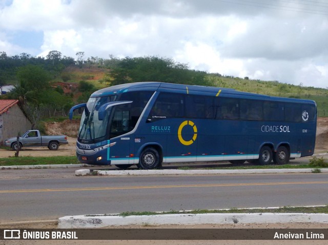 Viação Cidade Sol 8240 na cidade de Baixa Grande, Bahia, Brasil, por Aneivan Lima. Número da foto: #6168462.
