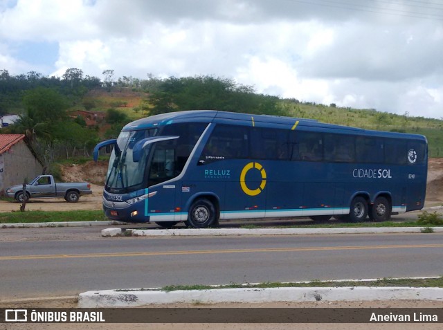 Viação Cidade Sol 8240 na cidade de Baixa Grande, Bahia, Brasil, por Aneivan Lima. ID da foto: 6168462.