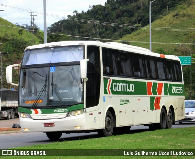 Empresa Gontijo de Transportes 20235 na cidade de Viana, Espírito Santo, Brasil, por Luis Guilherme Ucceli Ludovico. ID da foto: 6168145.