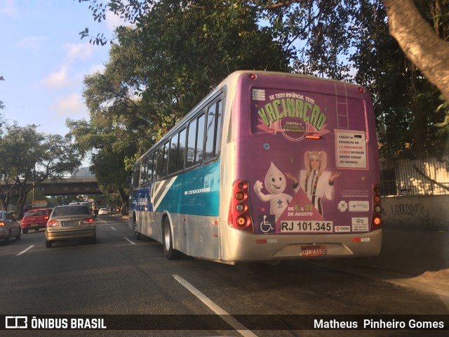 Auto Ônibus Fagundes RJ 101.345 na cidade de Brasil, por Matheus  Pinheiro Gomes. ID da foto: 6167536.