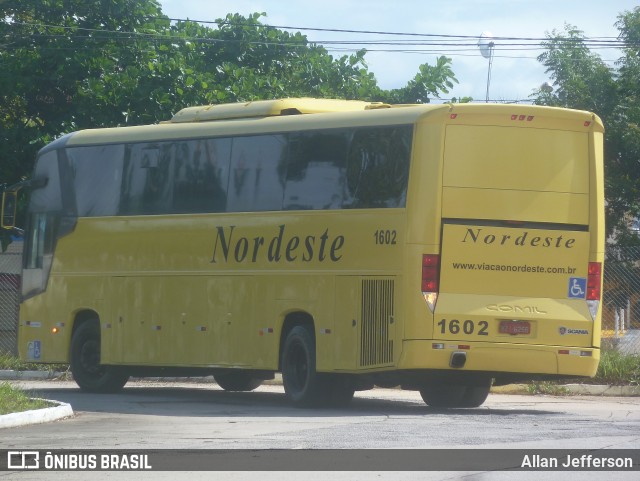 Viação Nordeste 1602 na cidade de Natal, Rio Grande do Norte, Brasil, por Allan Jefferson. Número da foto: #6168905.
