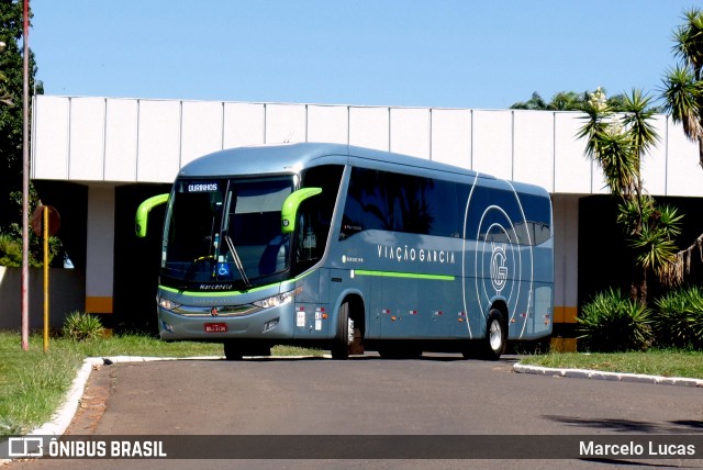 Viação Garcia 8443 na cidade de Ourinhos, São Paulo, Brasil, por Marcelo Lucas. Número da foto: #6167989.