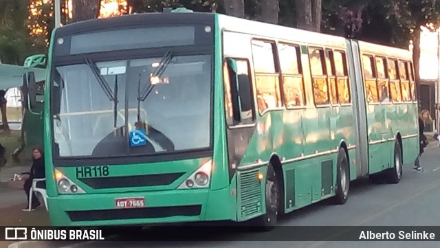 Auto Viação Redentor HR118 na cidade de Curitiba, Paraná, Brasil, por Alberto Selinke. ID da foto: 6168171.