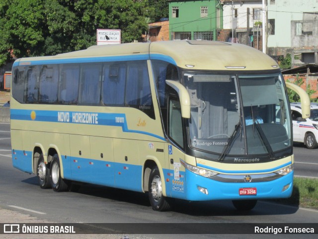 Viação Novo Horizonte 1101011 na cidade de Salvador, Bahia, Brasil, por Rodrigo Fonseca. Número da foto: #6168053.