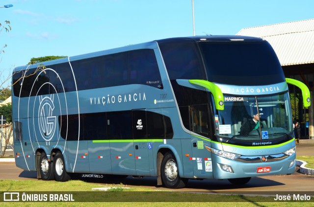 Viação Garcia 7307 na cidade de Maringá, Paraná, Brasil, por José Melo. ID da foto: 6170224.