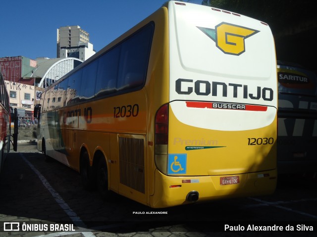 Empresa Gontijo de Transportes 12030 na cidade de Belo Horizonte, Minas Gerais, Brasil, por Paulo Alexandre da Silva. ID da foto: 6170265.