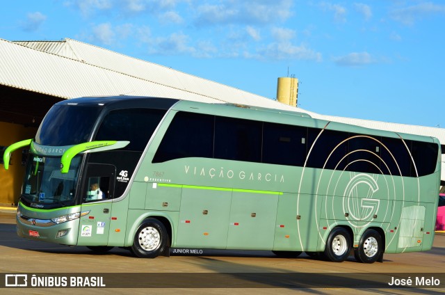 Viação Garcia 7867 na cidade de Maringá, Paraná, Brasil, por José Melo. ID da foto: 6170305.