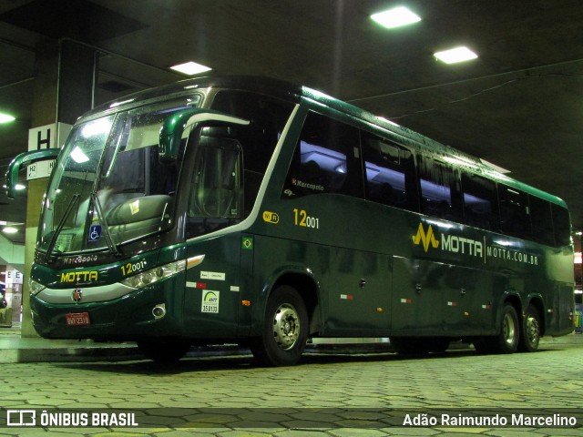 Viação Motta 12001 na cidade de Belo Horizonte, Minas Gerais, Brasil, por Adão Raimundo Marcelino. Número da foto: #6170591.