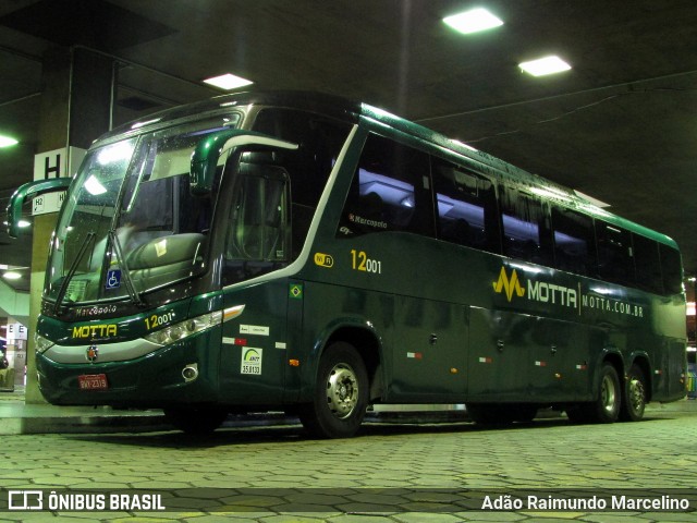 Viação Motta 12001 na cidade de Belo Horizonte, Minas Gerais, Brasil, por Adão Raimundo Marcelino. ID da foto: 6170591.