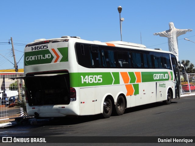 Empresa Gontijo de Transportes 14605 na cidade de Rio Verde, Goiás, Brasil, por Daniel Henrique. Número da foto: #6170369.