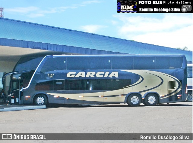 Viação Garcia 7147 na cidade de Rolândia, Paraná, Brasil, por Romílio Busólogo Silva . Número da foto: #6169504.