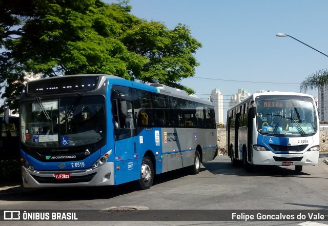 Transcooper > Norte Buss 2 6519 na cidade de São Paulo, São Paulo, Brasil, por Felipe Goncalves do Vale. Número da foto: #6170942.