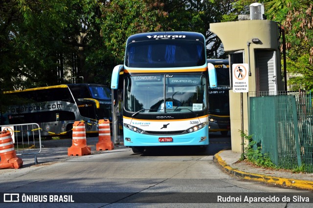 Viatran - Viação TransBrasília 5280 na cidade de São Paulo, São Paulo, Brasil, por Rudnei Aparecido da Silva. Número da foto: #6171754.