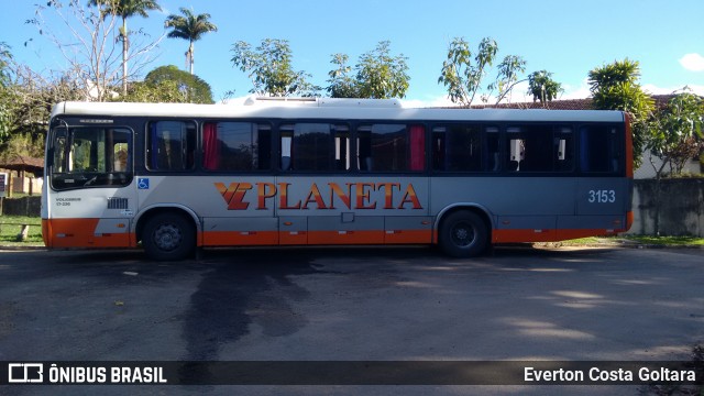 Planeta Transportes Rodoviários 3153 na cidade de Guarapari, Espírito Santo, Brasil, por Everton Costa Goltara. Número da foto: #6171466.
