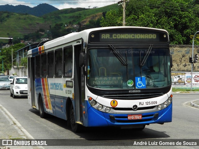 Empresa de Transportes Continental RJ 125.009 na cidade de Nova Iguaçu, Rio de Janeiro, Brasil, por André Luiz Gomes de Souza. Número da foto: #6172125.