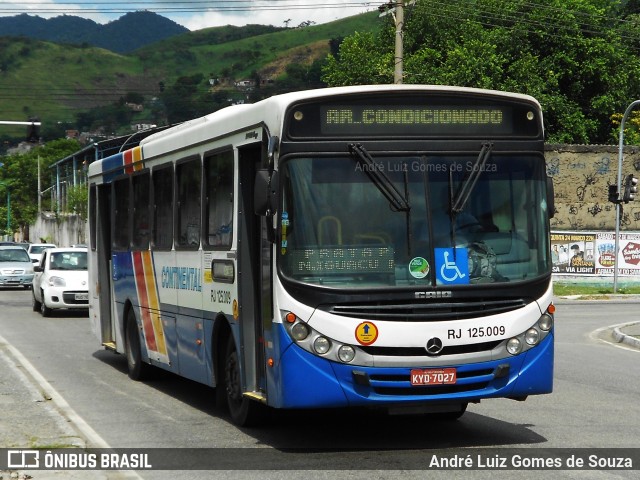 Empresa de Transportes Continental RJ 125.009 na cidade de Nova Iguaçu, Rio de Janeiro, Brasil, por André Luiz Gomes de Souza. ID da foto: 6172125.