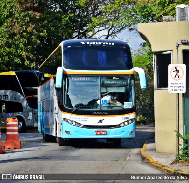 Viatran - Viação TransBrasília 5280 na cidade de São Paulo, São Paulo, Brasil, por Rudnei Aparecido da Silva. Número da foto: #6171743.