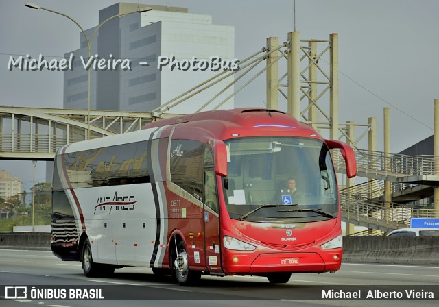 Antares Transportes e Turismo 0511 na cidade de Barueri, São Paulo, Brasil, por Michael  Alberto Vieira. Número da foto: #6171469.