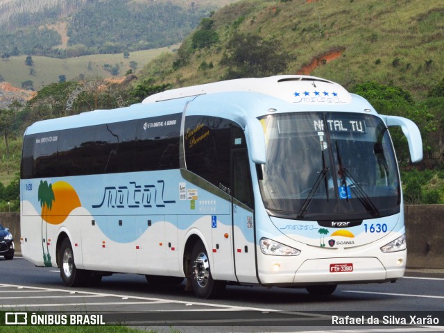 Transportadora Turística Natal 1630 na cidade de Aparecida, São Paulo, Brasil, por Rafael da Silva Xarão. ID da foto: 6172111.